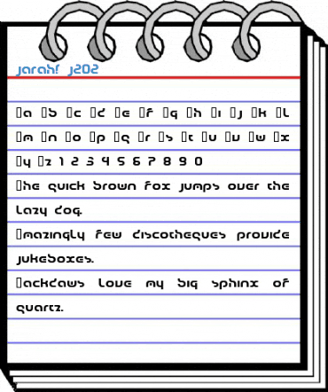 jarah! j202 Font