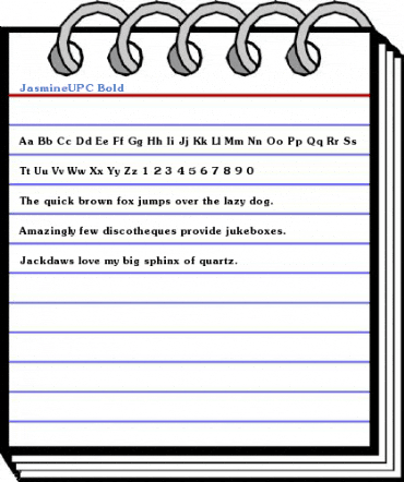 JasmineUPC Bold Font