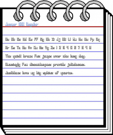 Jasper BRK Regular Font