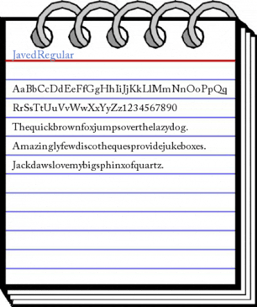 Javed Regular Font