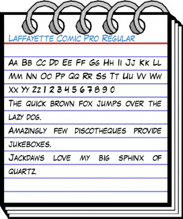 Laffayette Comic Pro Regular Font