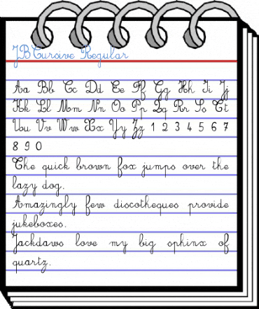 JBCursive Regular Font