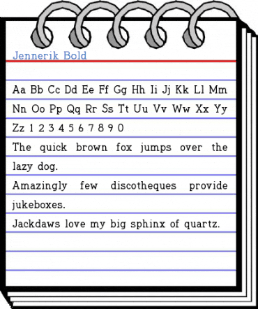 Jennerik Bold Font