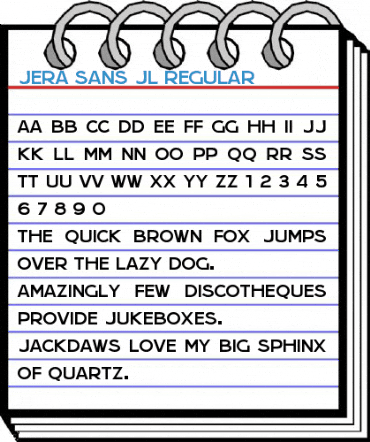 Jera Sans JL Regular Font