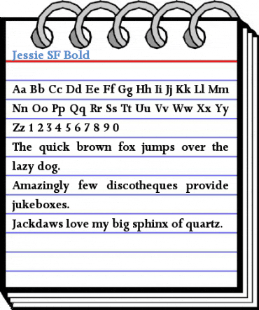 Jessie SF Bold Font