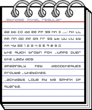 jethose PIXEL Regular Font