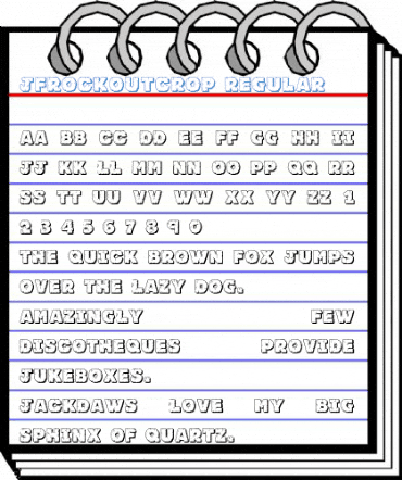 JFRockOutcrop Regular Font