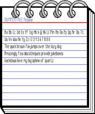 SUMMER FREE Regular Font