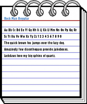 Rock Man Regular Font