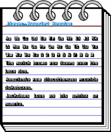 Jigger-Rounded Regular Font