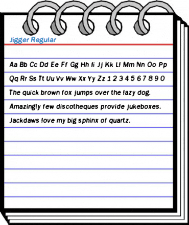 Jigger Regular Font