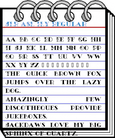 JLR ASL ILY Regular Font