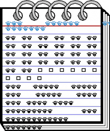 JLR Pawrty Hearty Regular Font