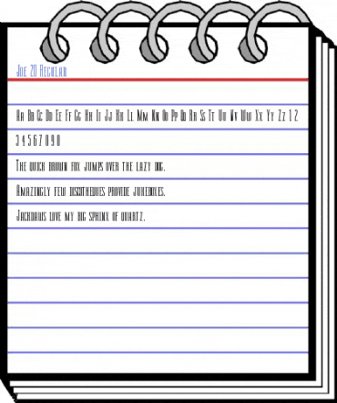 Joe 20 Regular Font