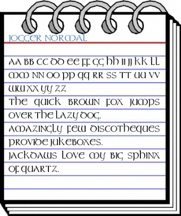 Jogger Normal Font