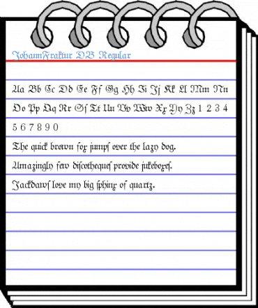 JohannFraktur DB Regular Font