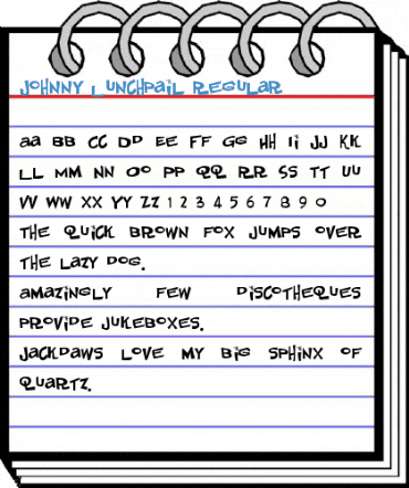 Johnny Lunchpail Font