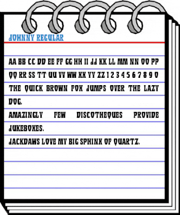 Johnny Regular Font