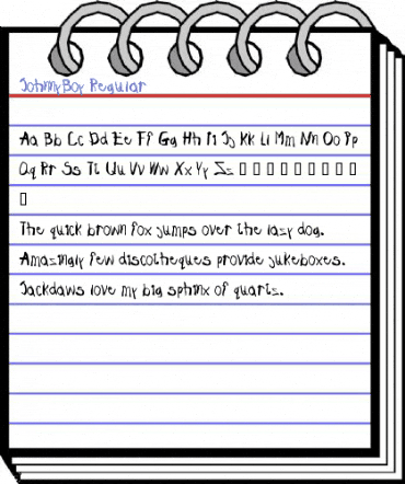 JohnnyBoy Regular Font