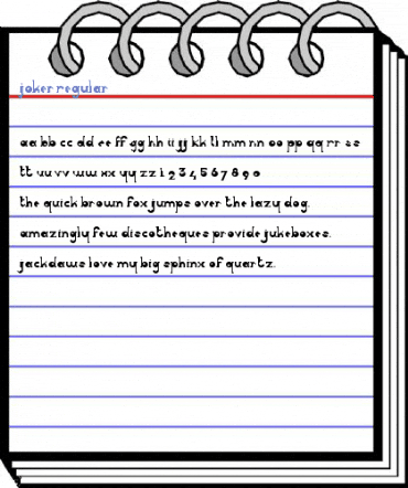 Joker Regular Font