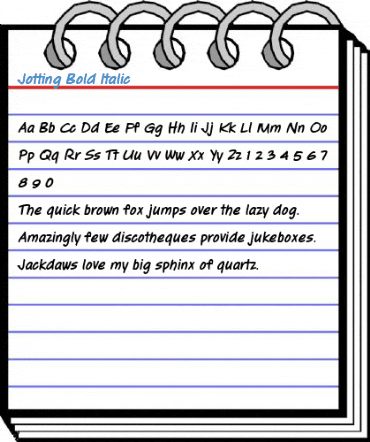 Jotting Font