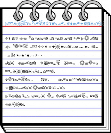 JournalDingbatsFiveSSi Regular Font