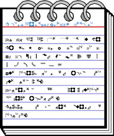 JournalDingbatsOneSSK Regular Font