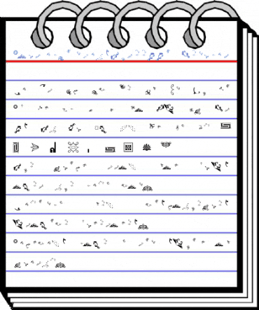 JournalDingbatsThreeSSi Regular Font