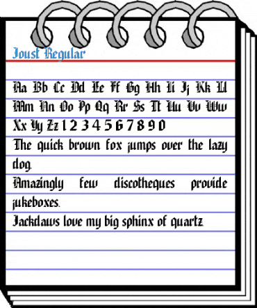 Joust Regular Font
