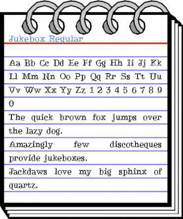 Jukebox Regular Font