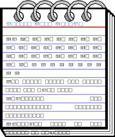 Jumble Book Normal Font