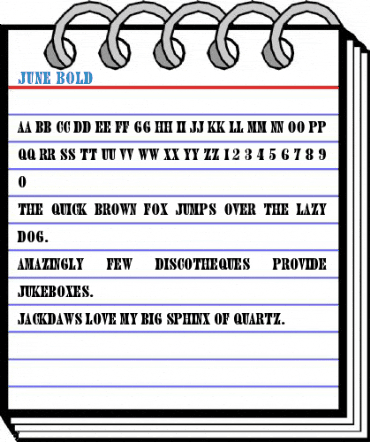 June Bold Font