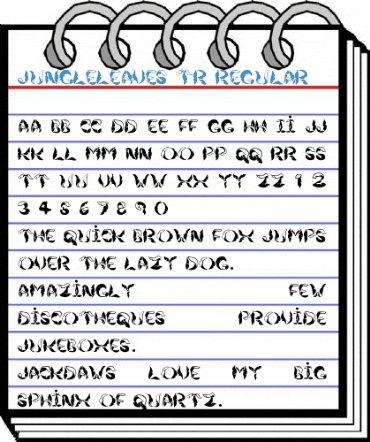 JungleLeaves TR Regular Font