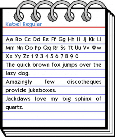 Kabel Regular Font