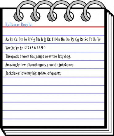 Kallamar Regular Font