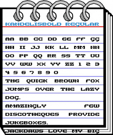 KandelisBold Regular Font