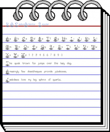 KAPastaAldente Regular Font
