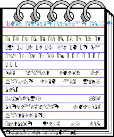 Karen Helenes Dingbats Regular Font