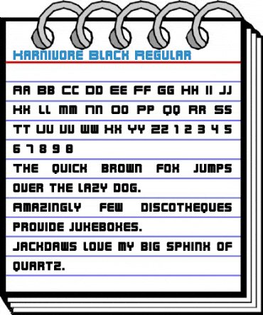 Karnivore Black Regular Font