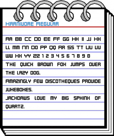 Karnivore Regular Font