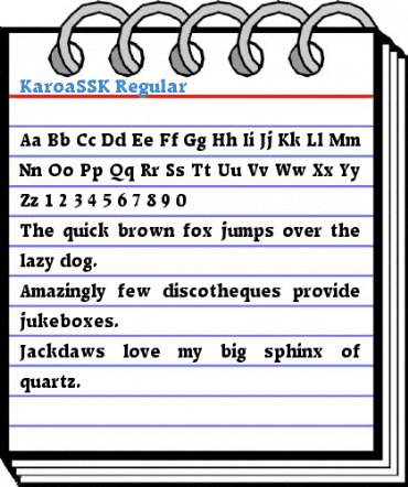 KaroaSSK Regular Font