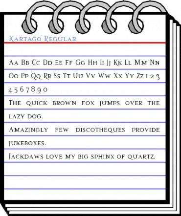 Kartago Regular Font