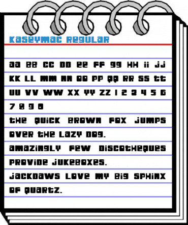 KaseyMac Regular Font