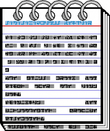 katakana,block Font