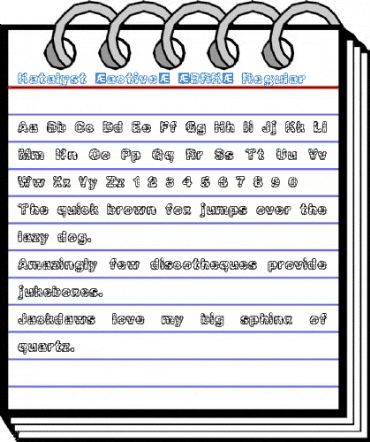 Katalyst [active] (BRK) Regular Font