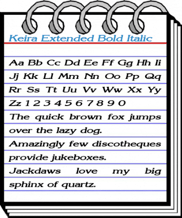 Keira Extended Font