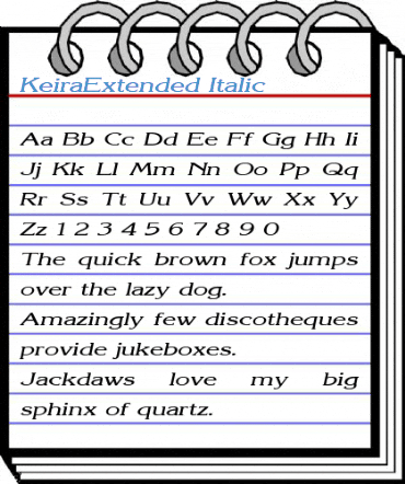 KeiraExtended Font