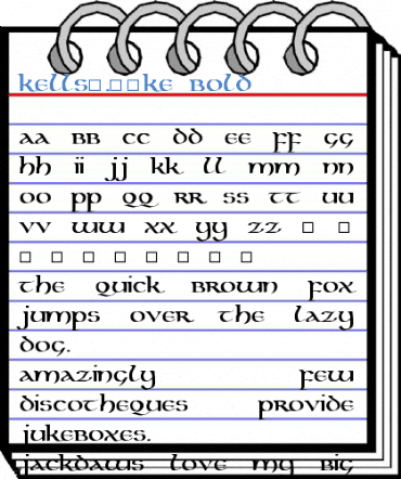 Kells1.02Ke Bold Font