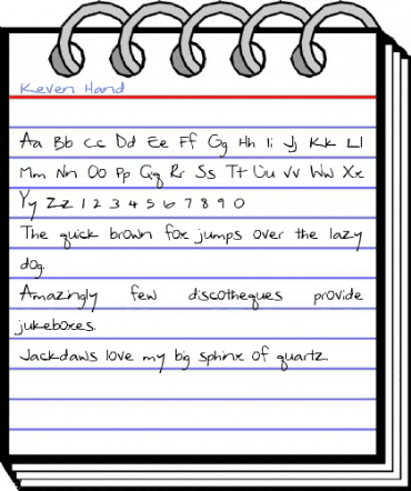Keven Hand Font