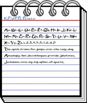 KEVER Regular Font